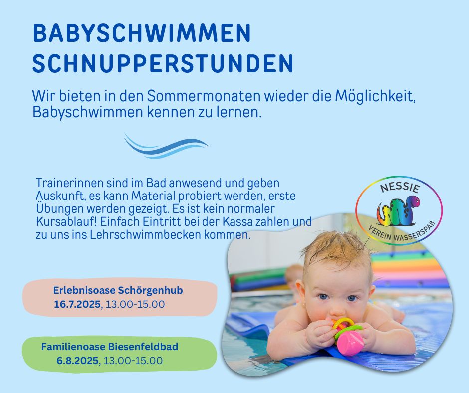 Babyschwimmen Schnuppern