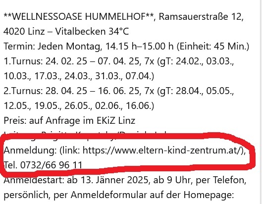 Tipp 2 zum Anmeldestart